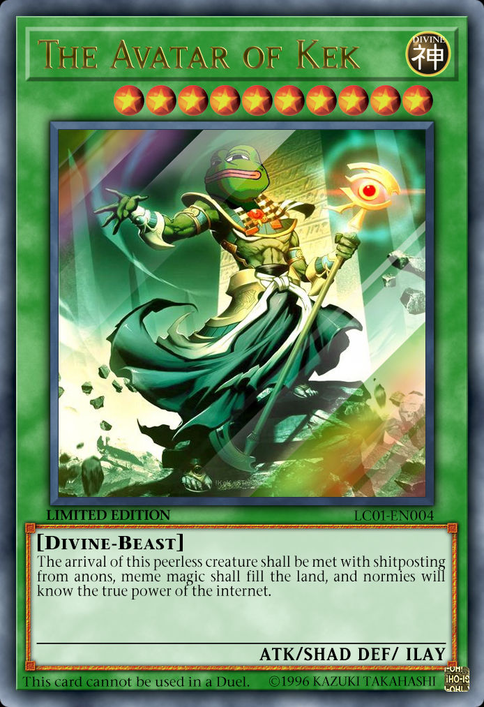 Egyptian God Card Kek By Mcdarkveil On Deviantart