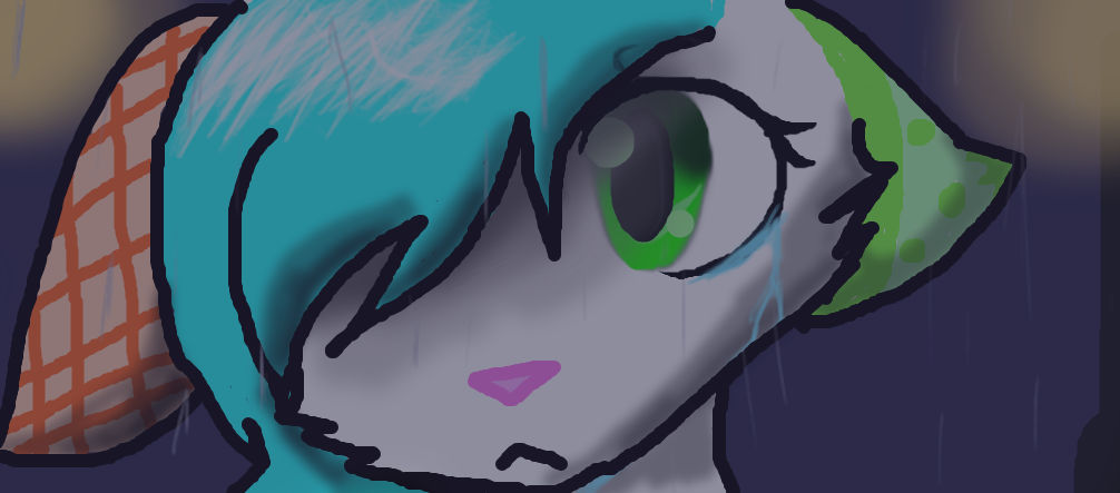 left in the rain by pichu360 on DeviantArt