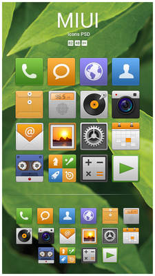 MIUI Icons PSD