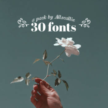 30 fonts pack!