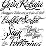Buffet Script Fonts