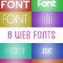 8 Web fonts