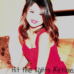 Hit the lights action.