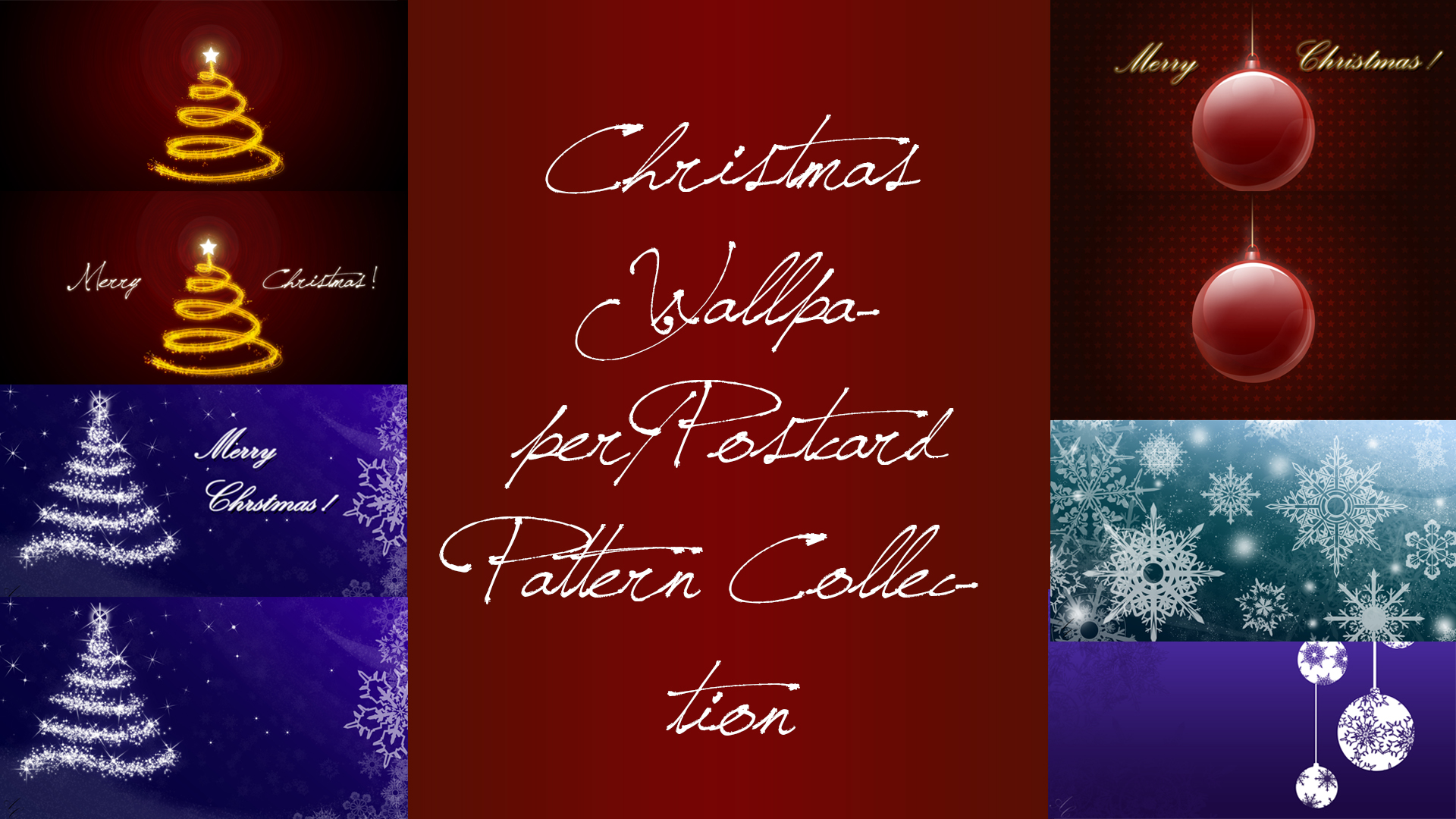 Christmas Wallpapers/Postcard Patterns Collection by Cipri4n on DeviantArt