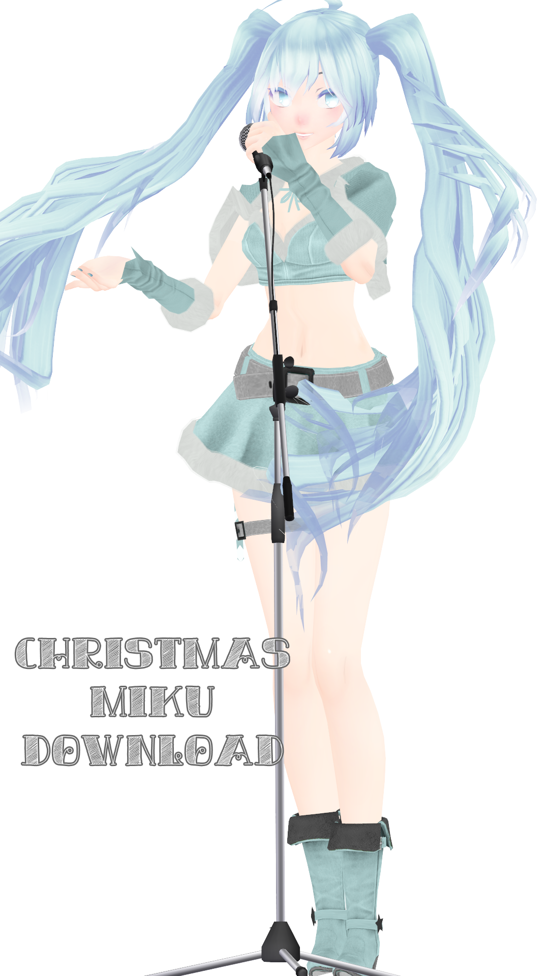MMD CHRISTMAS DOWNLOAD - Christmas Miku by NoUsernameIncluded on DeviantArt