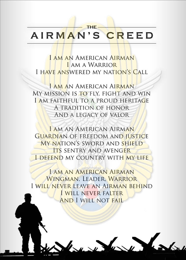 Airman s Creed Plaque By Scrollmedia On DeviantArt Airman s Creed Plaque By Scrollmedia On DeviantArt