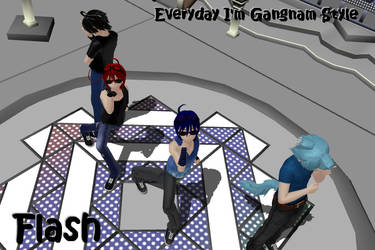 -flash- Everyday I'm Gangnam Style