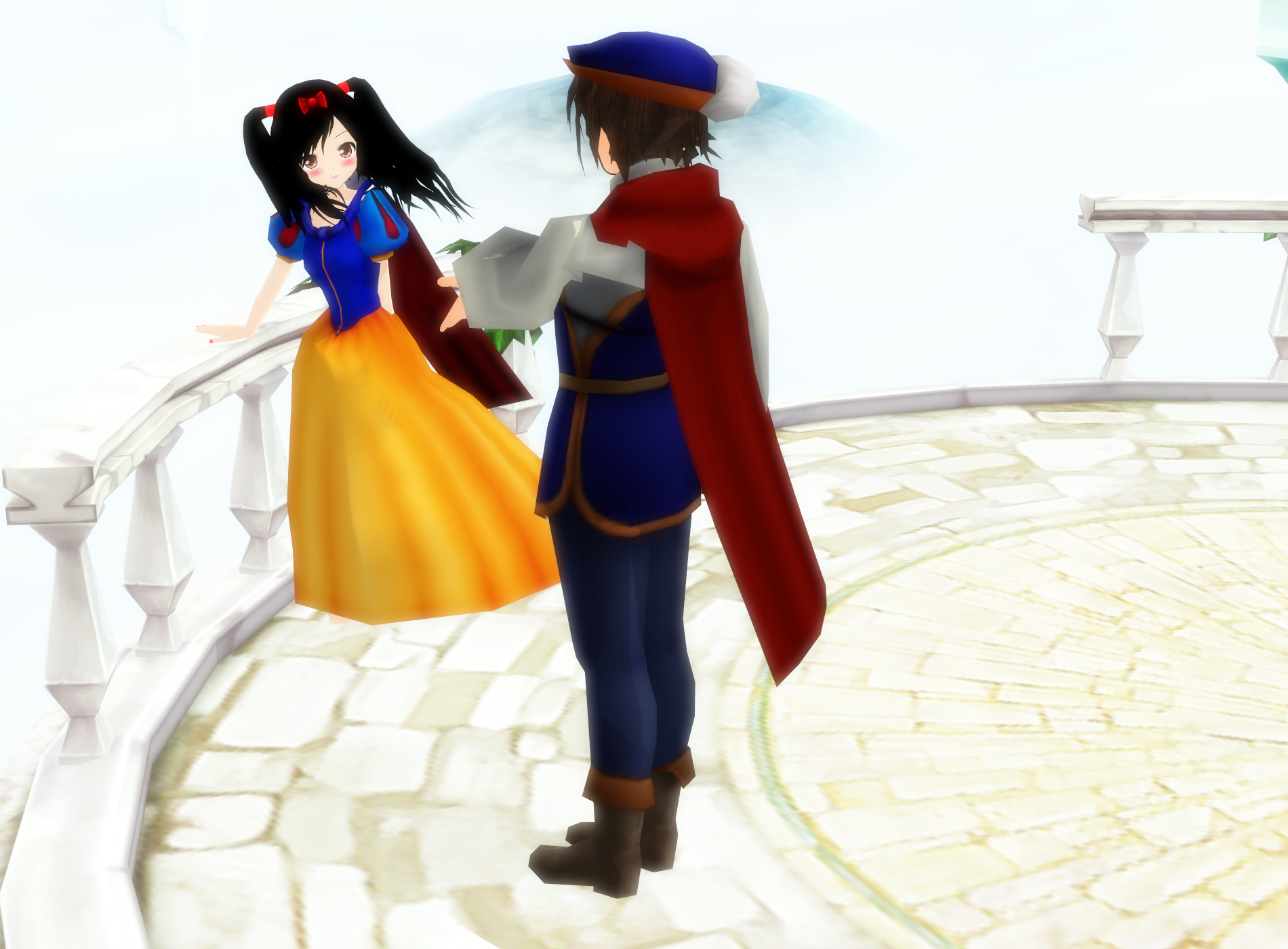 MMD Snow White and her Prince by Pucaroo16 on DeviantArt