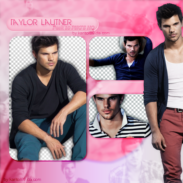 Taylor Lautner | PNG pack |Free!