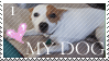 I love my dog stamp by Feralhound07