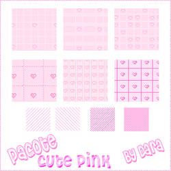 Patterns - Cute Pink - bydara