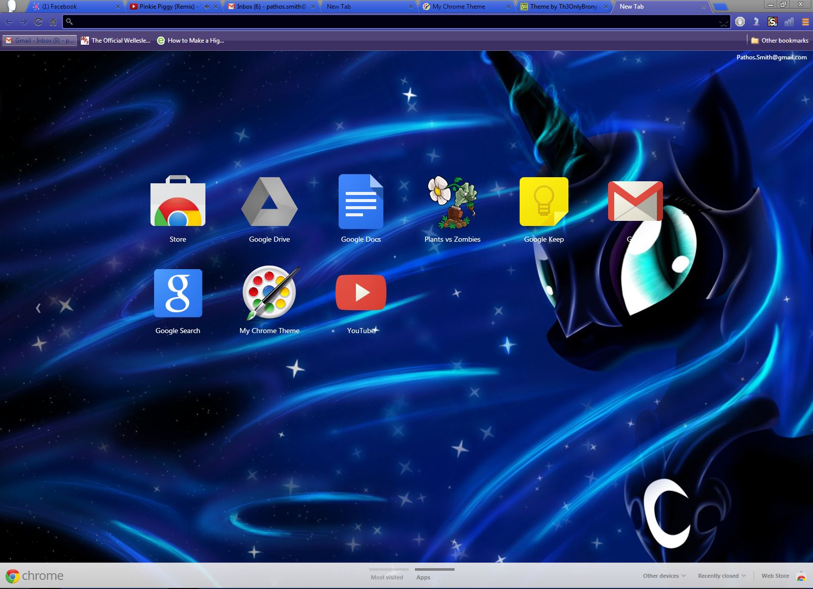 Luna Theme for Google Chrome