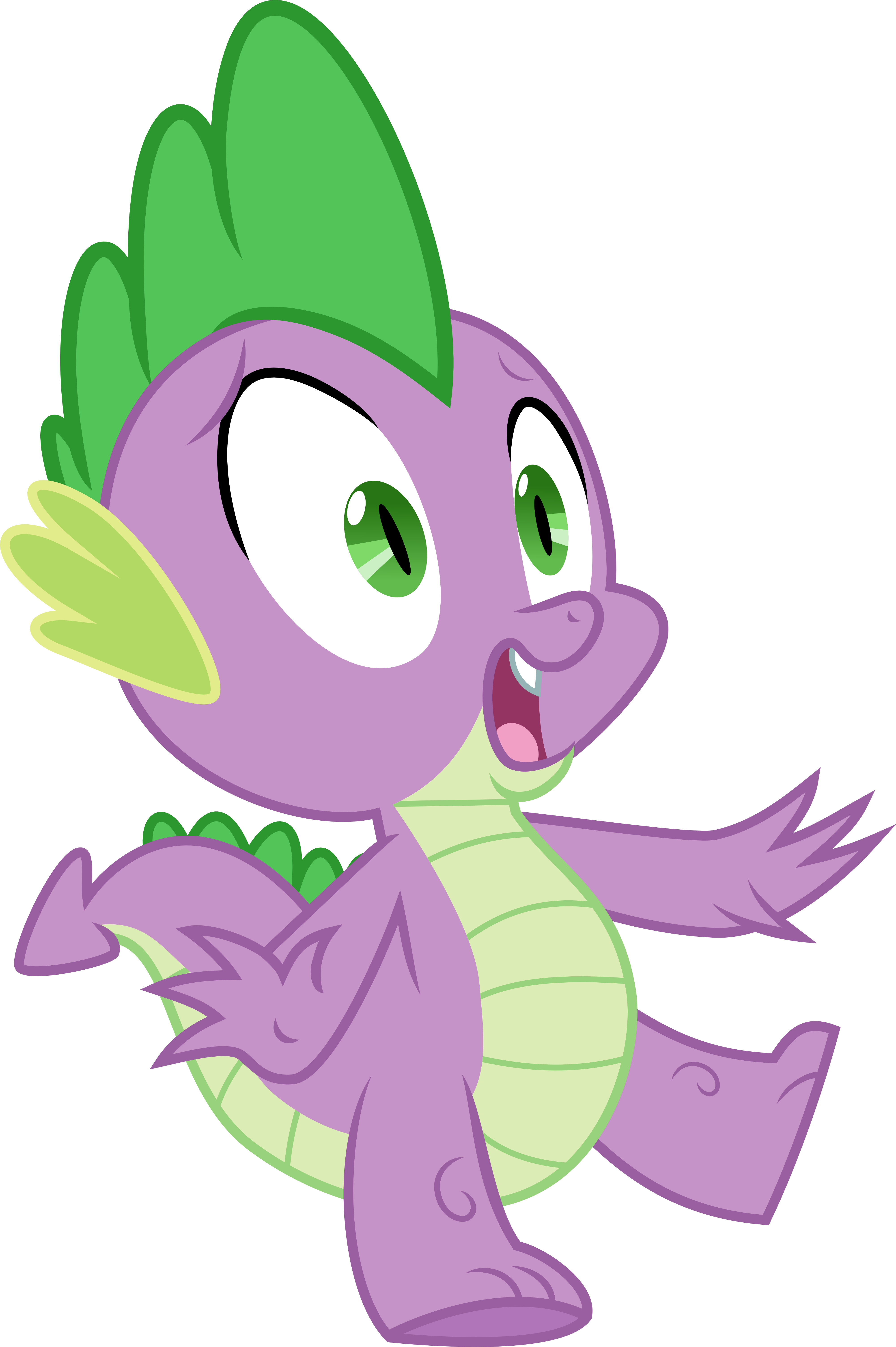 Spike Startled by JeatzAxl on DeviantArt