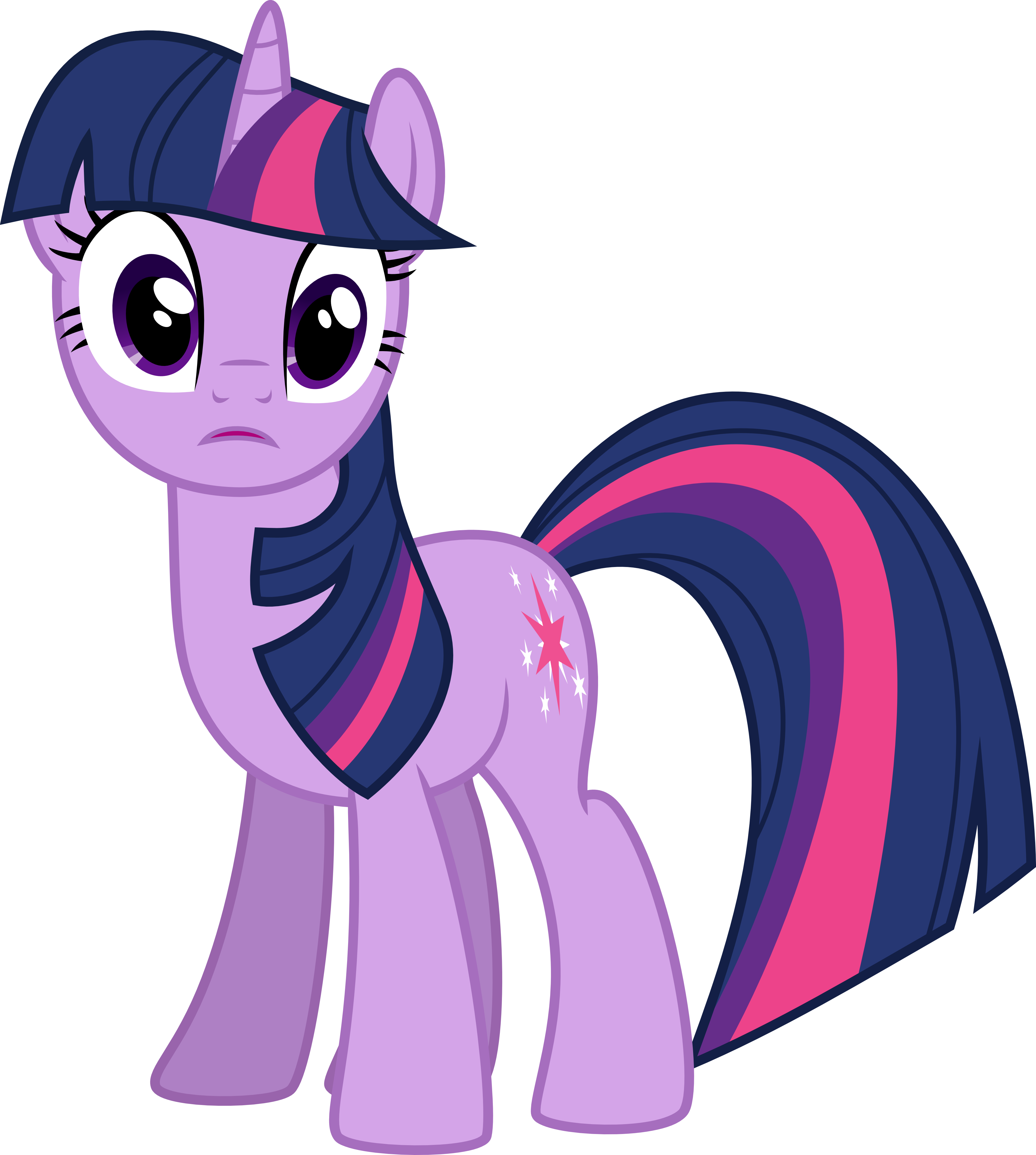 Twilight Sparkle Looking At Pinkie