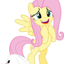 Fluttershy and Angel You have a pocket pet