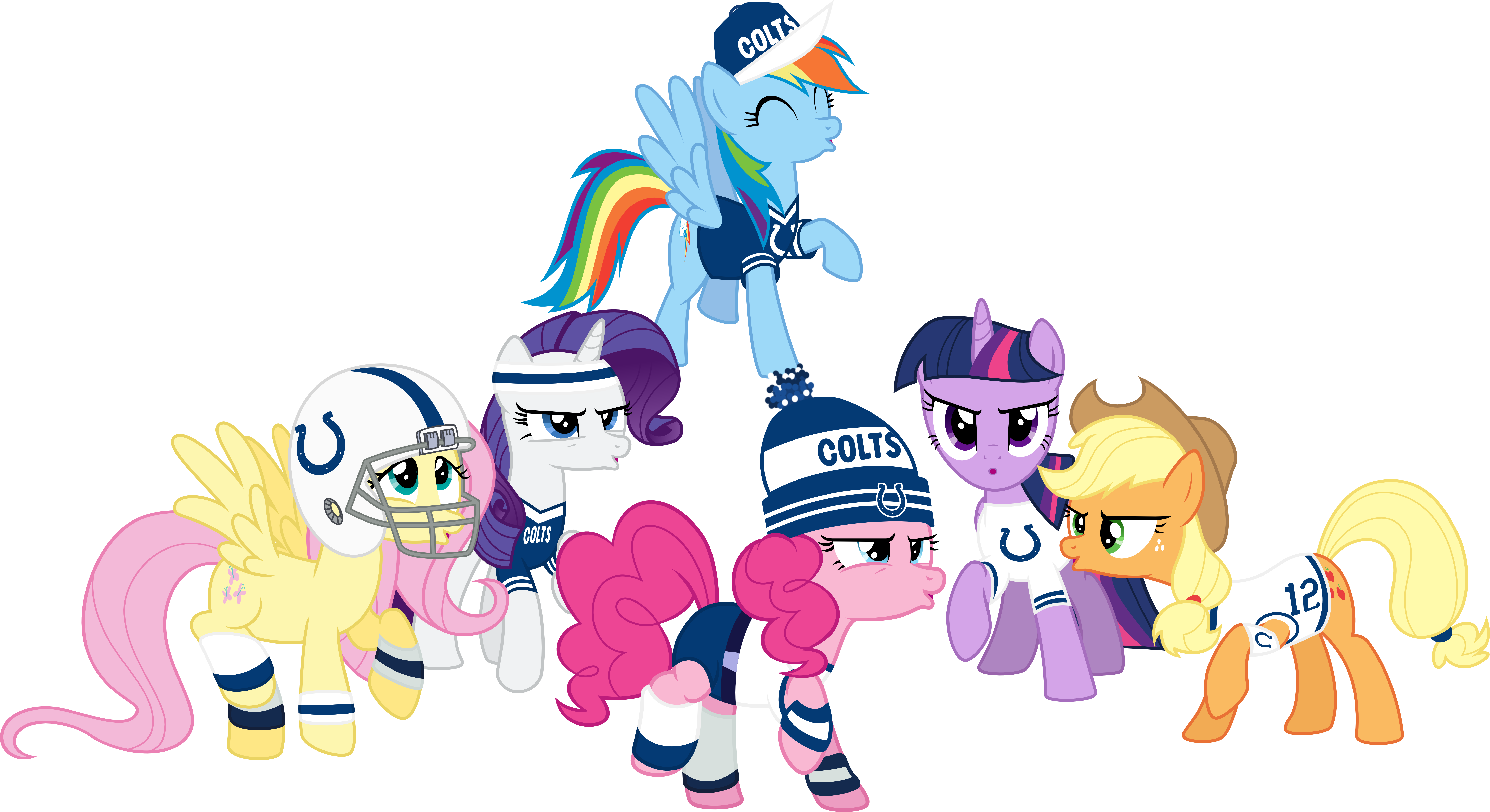 Mane Six Super Bowl Cheer