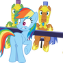Rainbow Dash and Royal Guards Interrupted