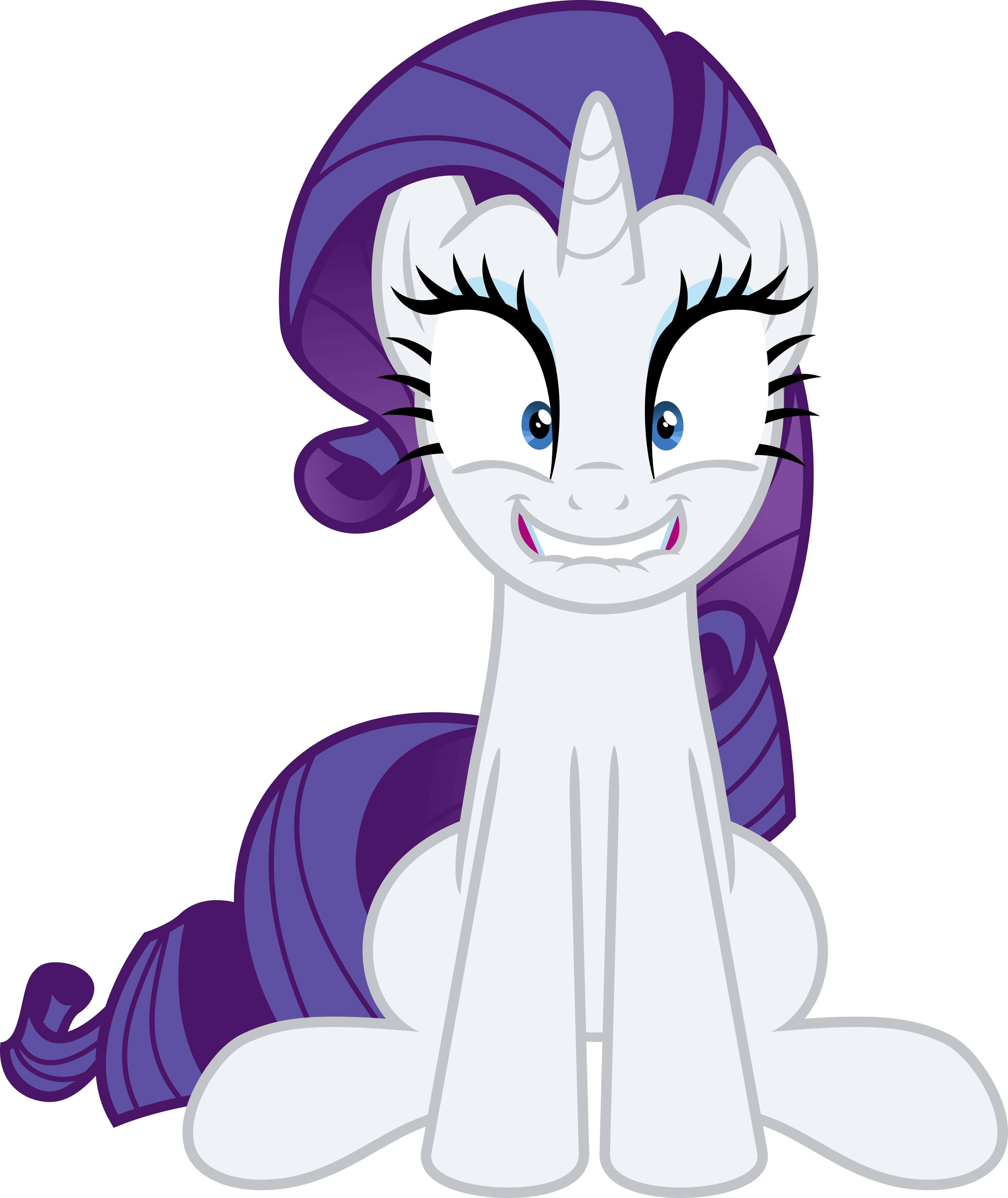 Rarity Overly Excited