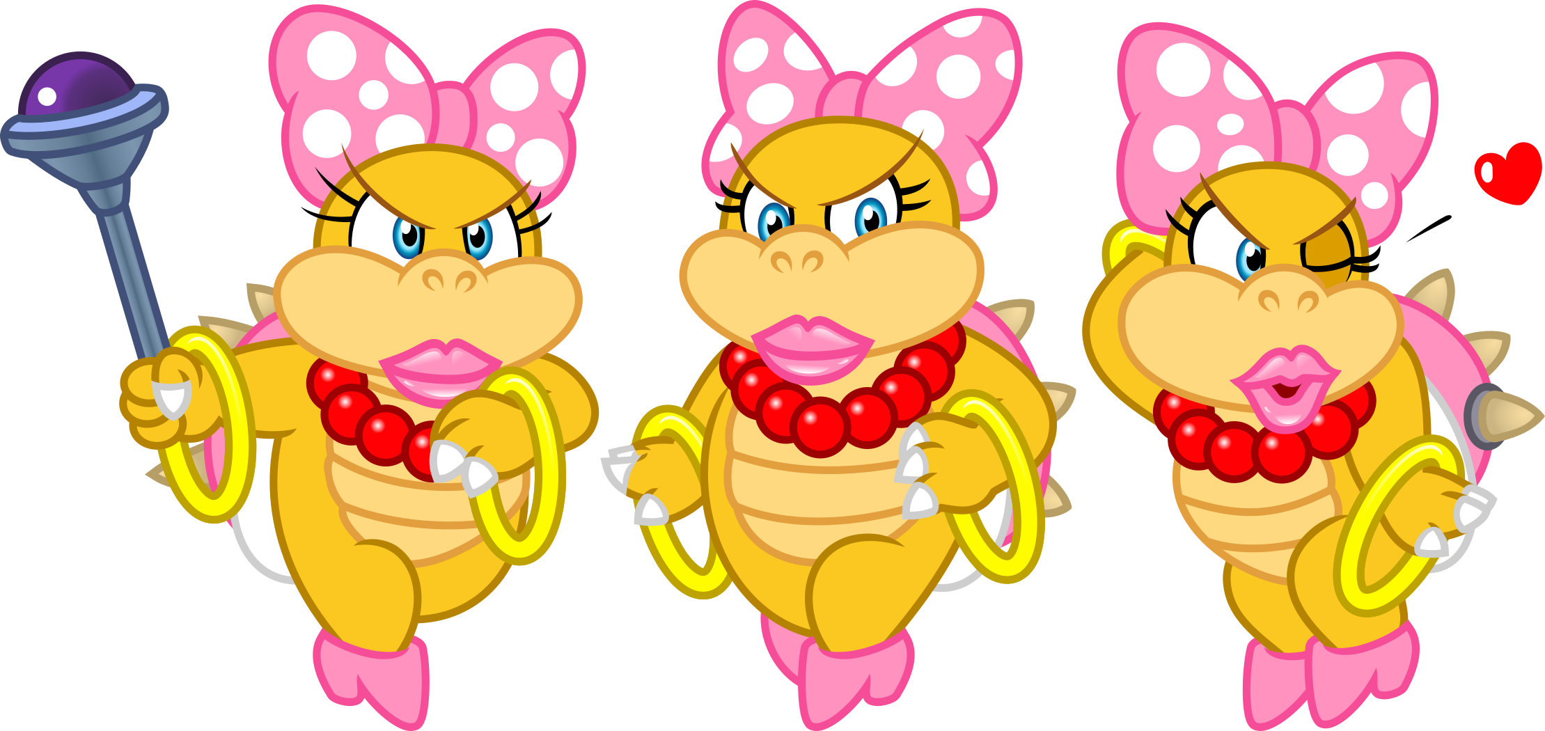 Wendy O Koopa Vectors Set