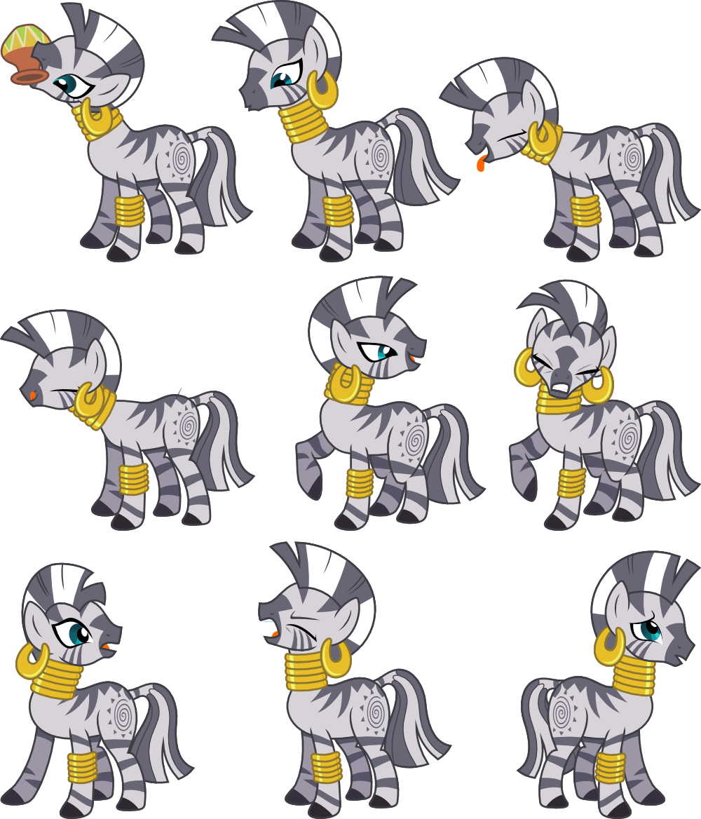 Zecora Vectors Set 2