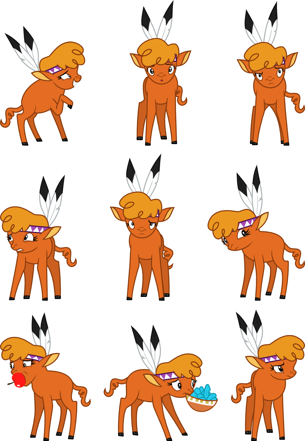 Little Strongheart Vectors Set 3