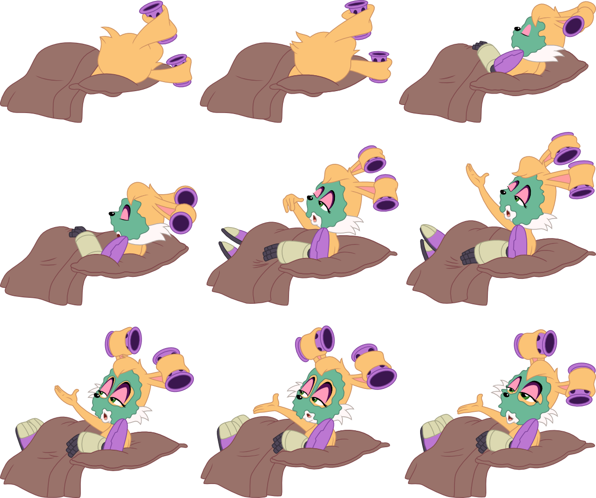 Bunnie Rabbot Vectors Set 3