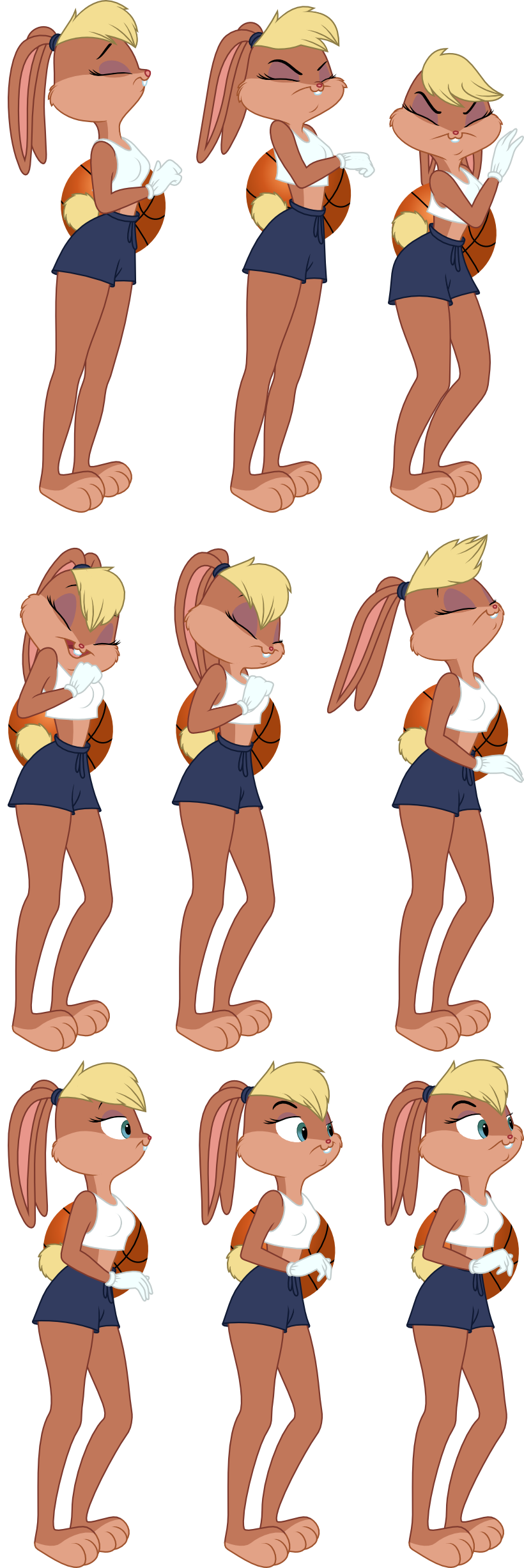 Lola Bunny Vector Set 3 by Jeatz-Axl on DeviantArt