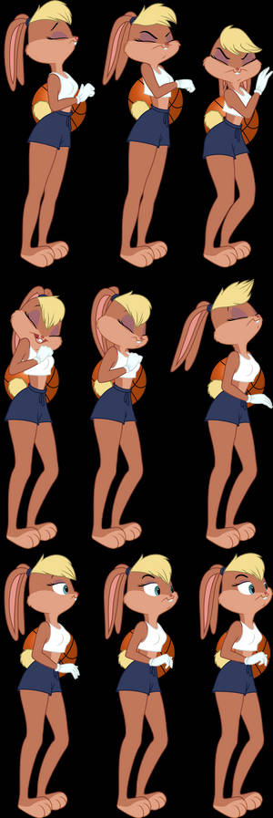 Lola Bunny Vector Set 3