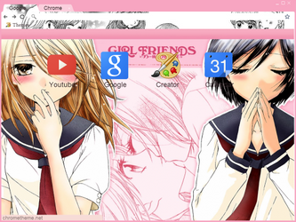 Girl Friends Akko x Mari Chrome theme