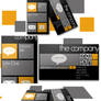 metro inspires business card template