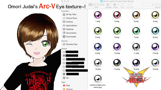 MMD Arc-V Eye Texture + DL