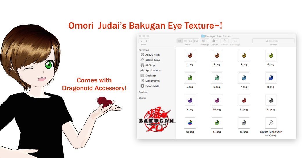 MMD Bakugan Eye Texture + DL