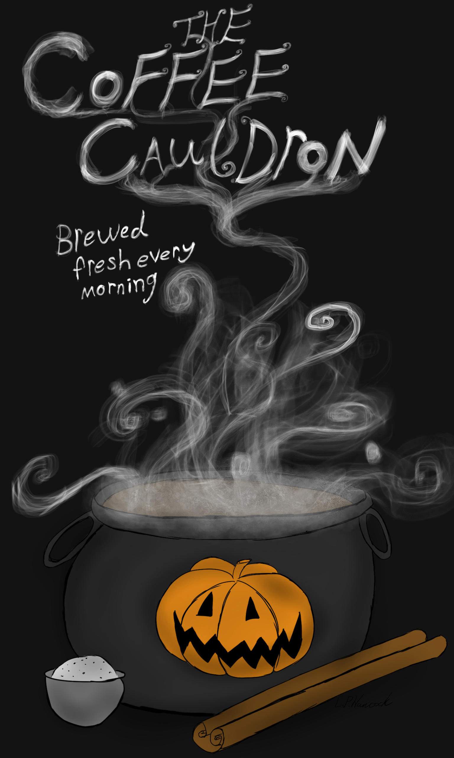 The Coffee Cauldron logo by Invaderskull1995 on DeviantArt