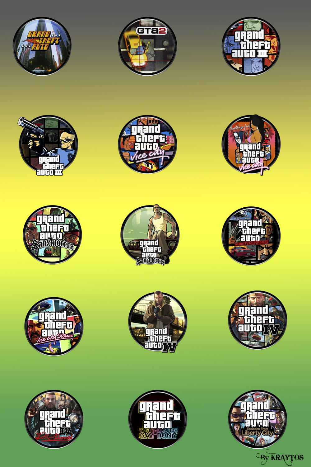 GTA Vice City new 5 Icon, Mega Games Pack 23 Iconpack