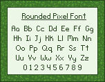 Rounded Pixel Font