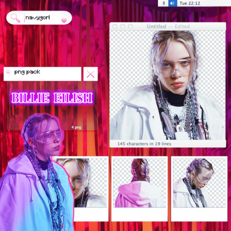 Billie Eilish Png Pack 3 by NavyGorl on DeviantArt