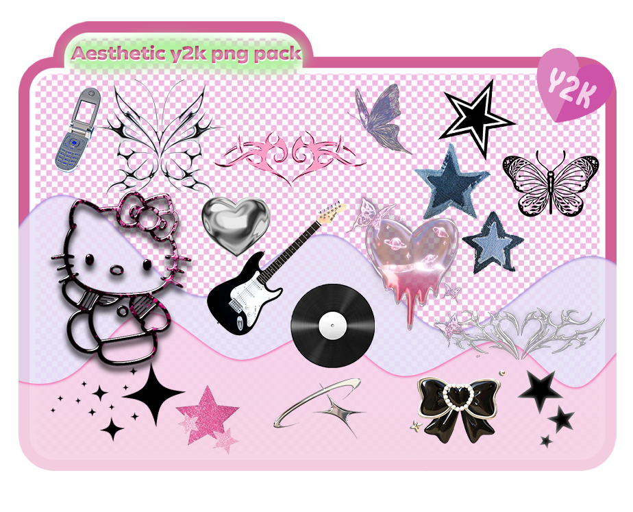 Aesthetic y2k png pack by NavyGorl on DeviantArt