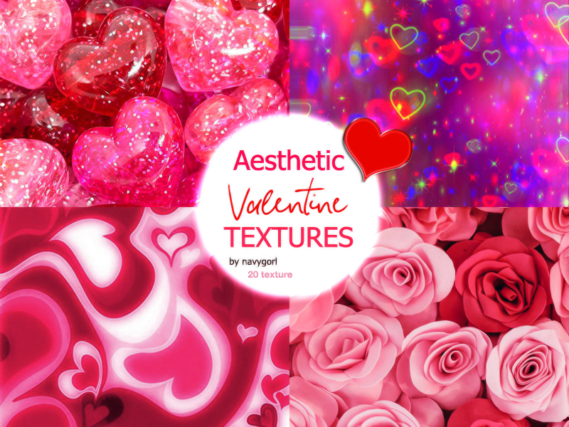 AESTHETIC VALENTINE TEXTURE PACK by NavyGorl on DeviantArt