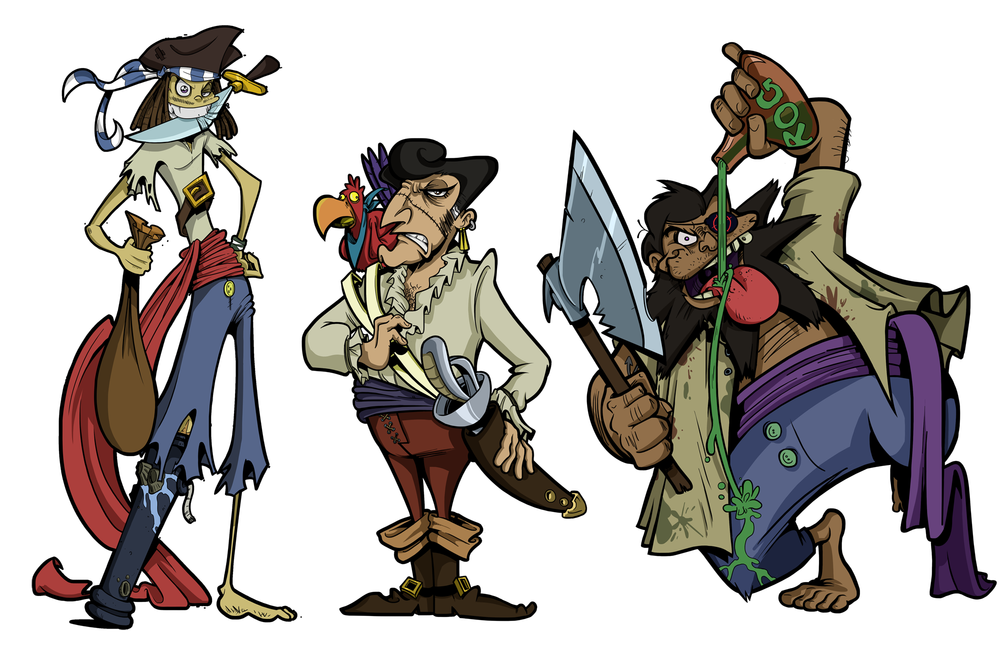 Some Pirates by BoskoComicArtist on DeviantArt