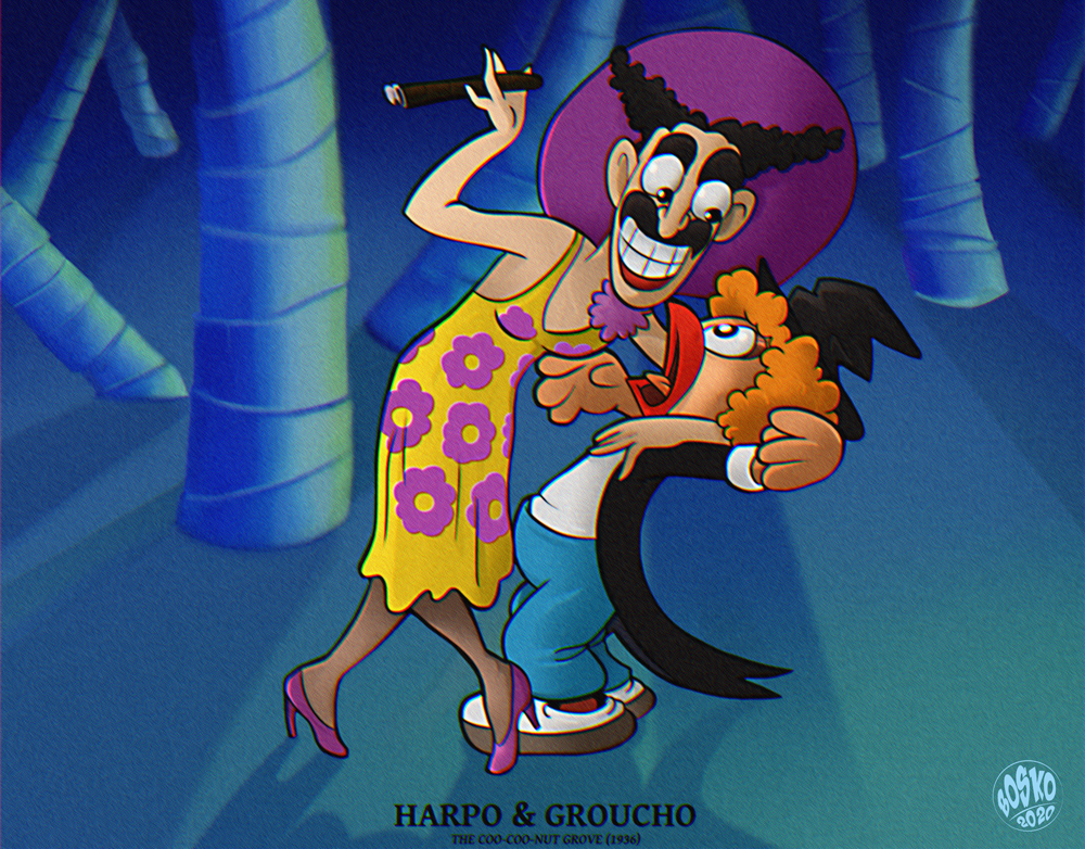 1936 - Harpo n Groucho