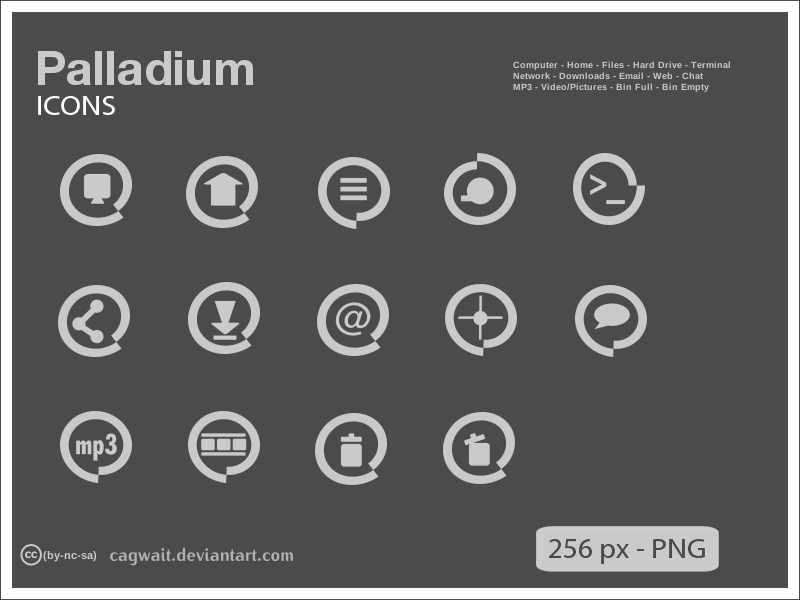 Palladium Icons