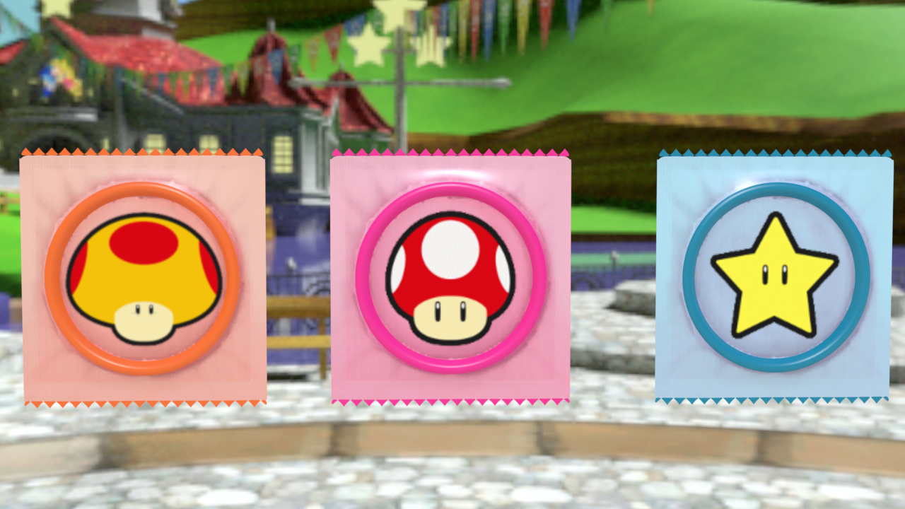 Mario Style Condom wrapper [blender] by FristiStains on DeviantArt