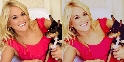 Carrie Underwood PSD Colouring