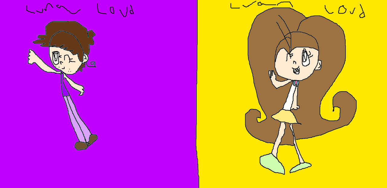 Luna And Luan Loud 80's by Makaila10156 on DeviantArt