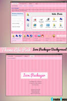 Tema IconPackager Background Life Pink