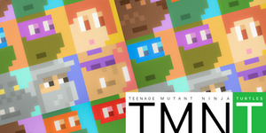 Teenage Mutant Ninja Turtles - 8bit style