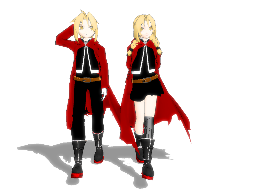 MMD Edward Elric Genderbender