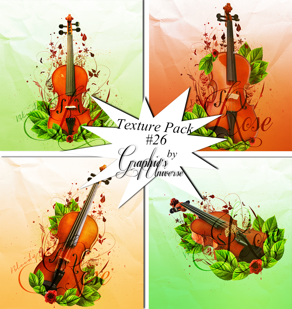 Texture Pack #26 Violins by Graphic's Universe