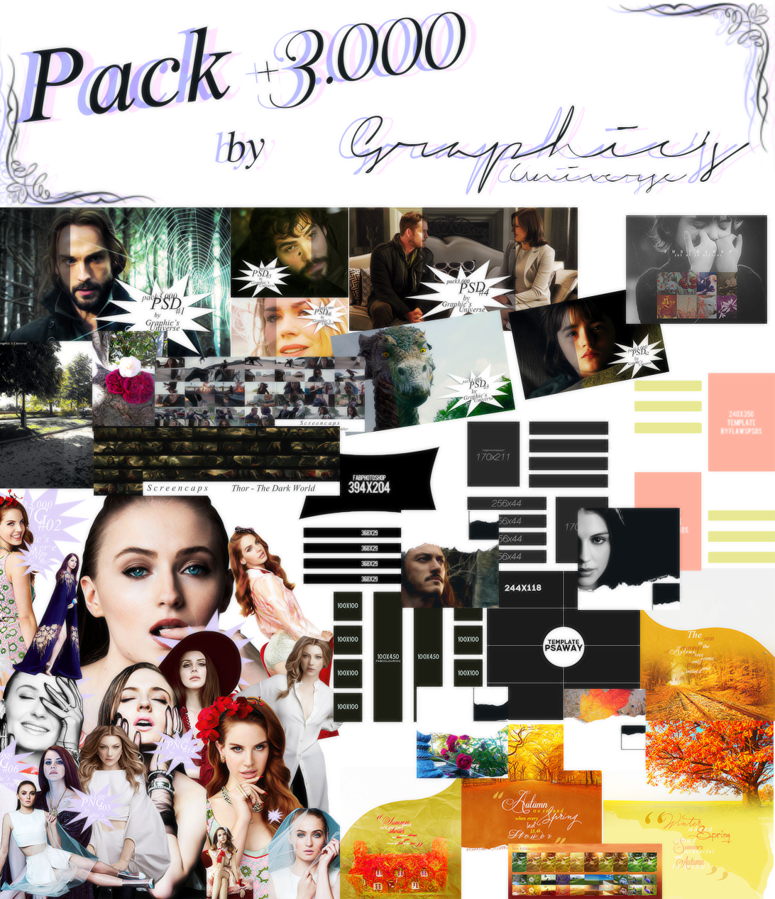 Gift Pack #01 | +3.000 in my fb page