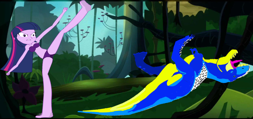 Bikini Twilight vs V-Rex 2